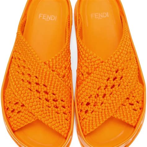 fendi criss cross fur slides|Fendi Reflection Crisscross Slide Sandals on SALE .